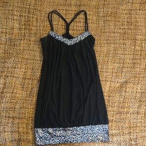 B Darlin Black Dress with Silver Sequins